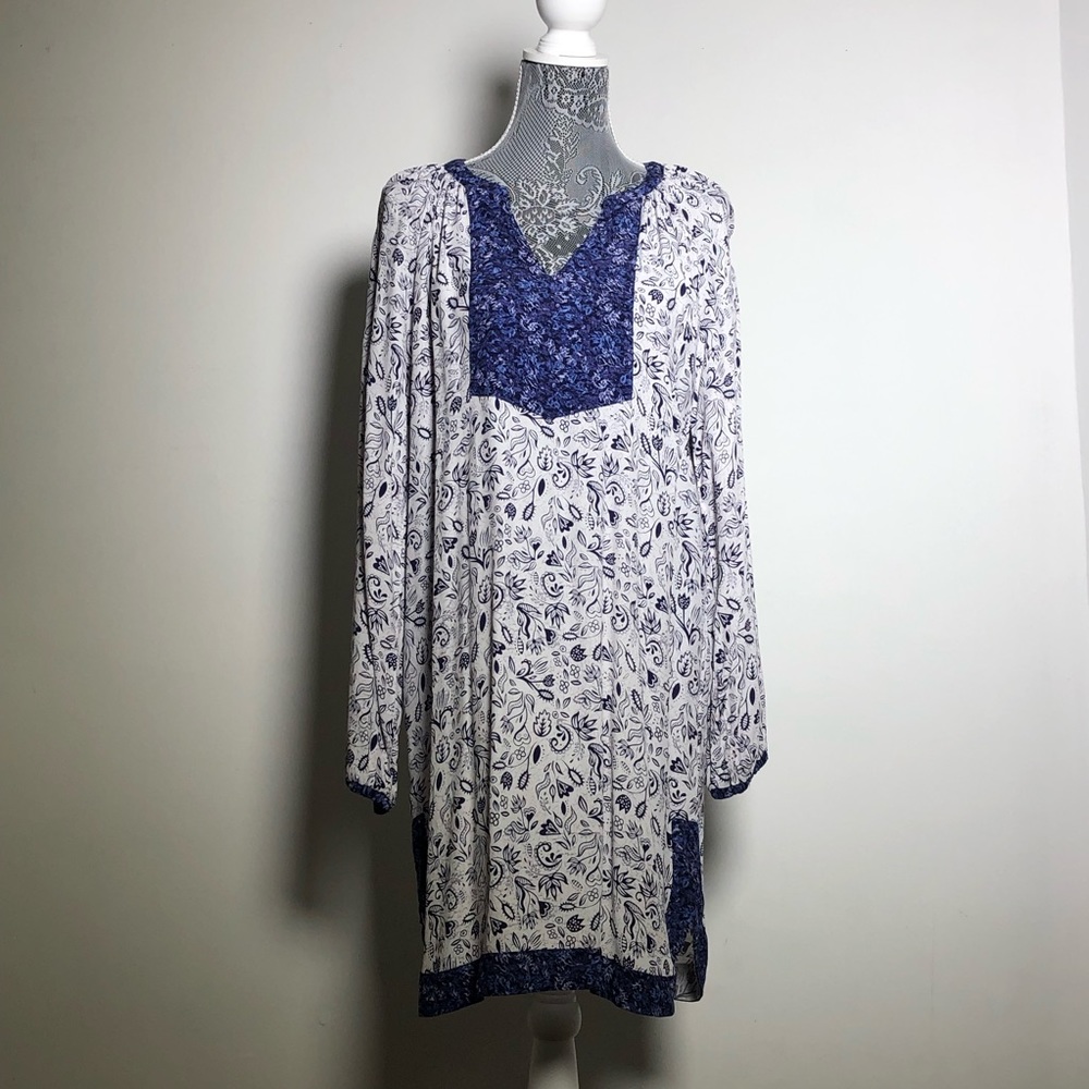 Cooper St Paisley Print Prairie Style Dress